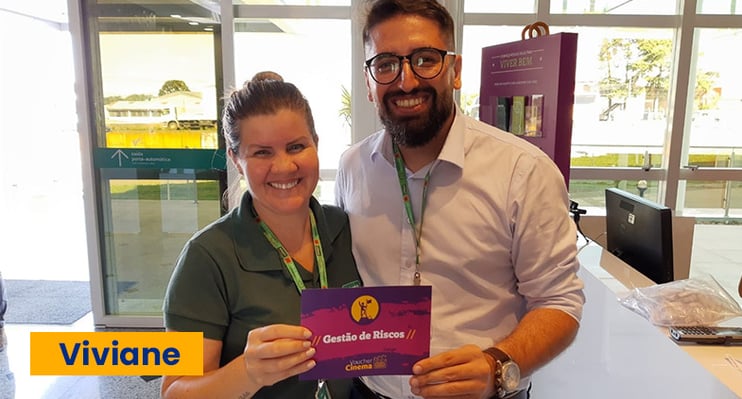 Foto com participantes do Quizz Unimed Paraná