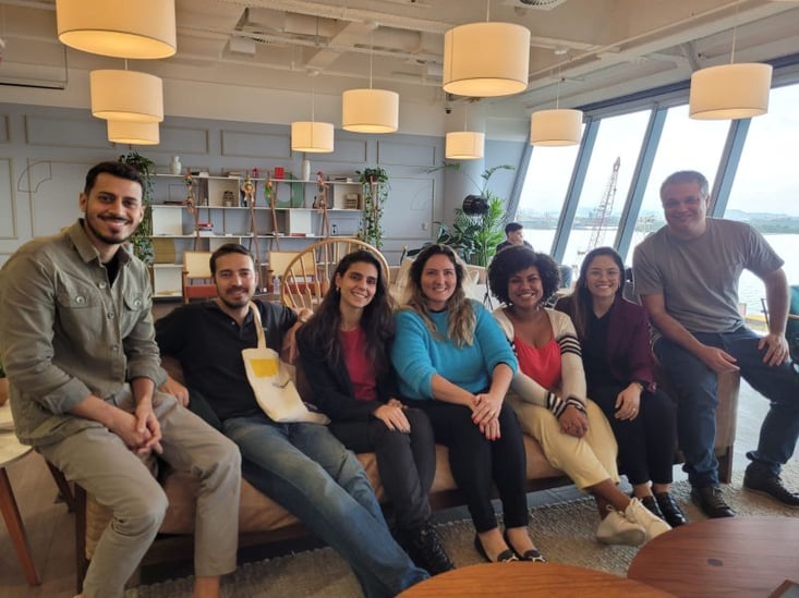 Foto com parte do time de coordenadores do RP.
