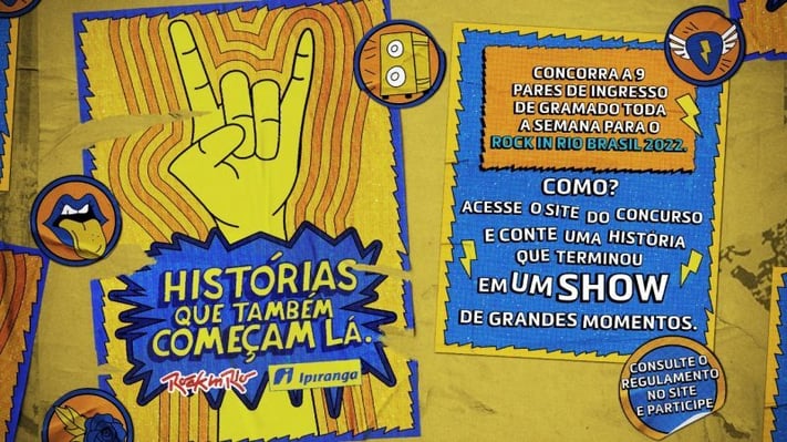 parceria posto Ipiranga e rock rio