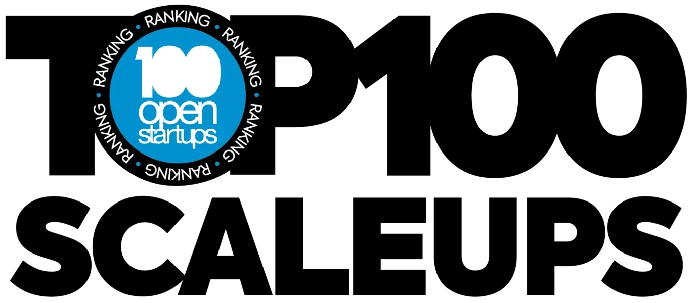 Foto do selo Scale-up 100 Open Startups 2025