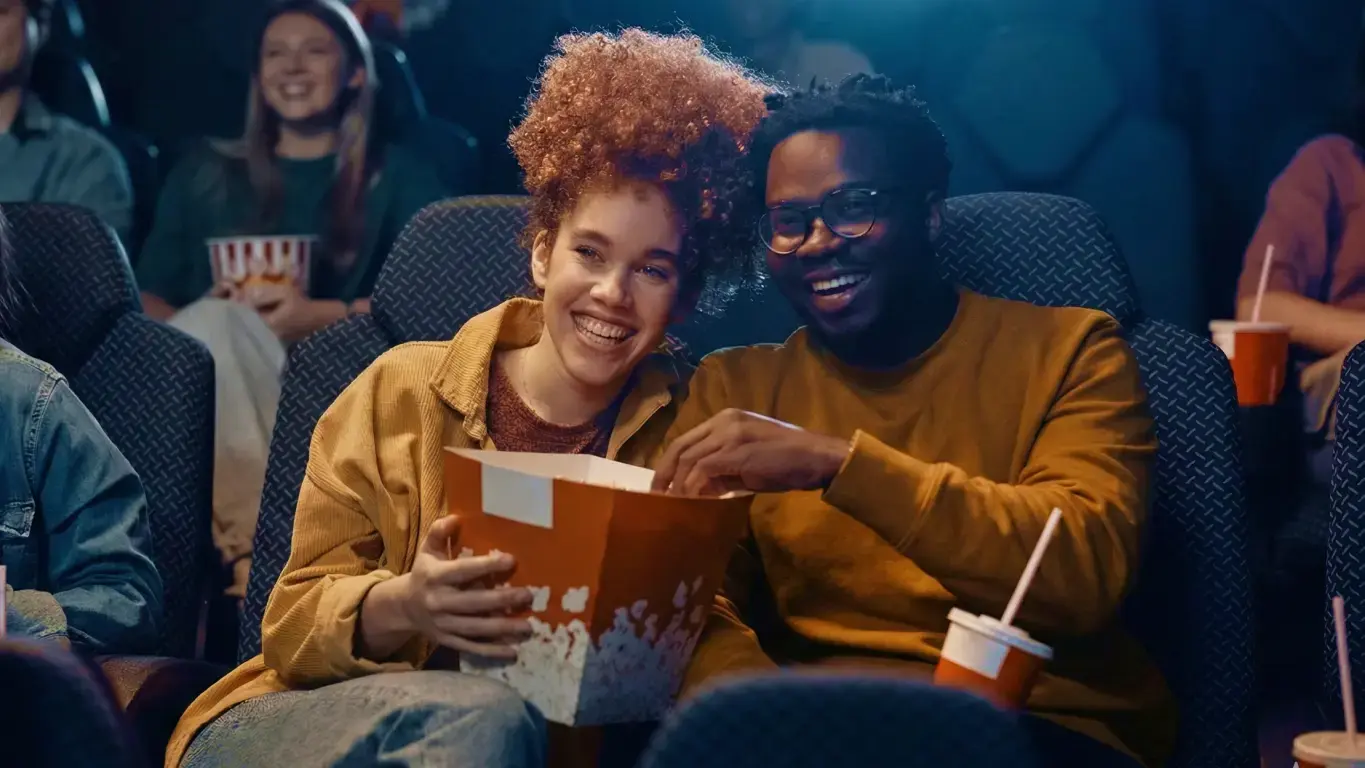 pessoas no cinema