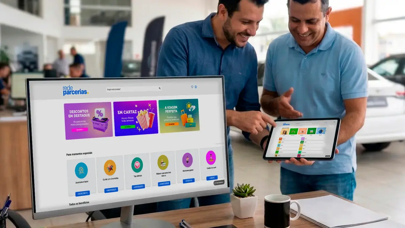 Imagem de um clube de benefícios para proteção veicular