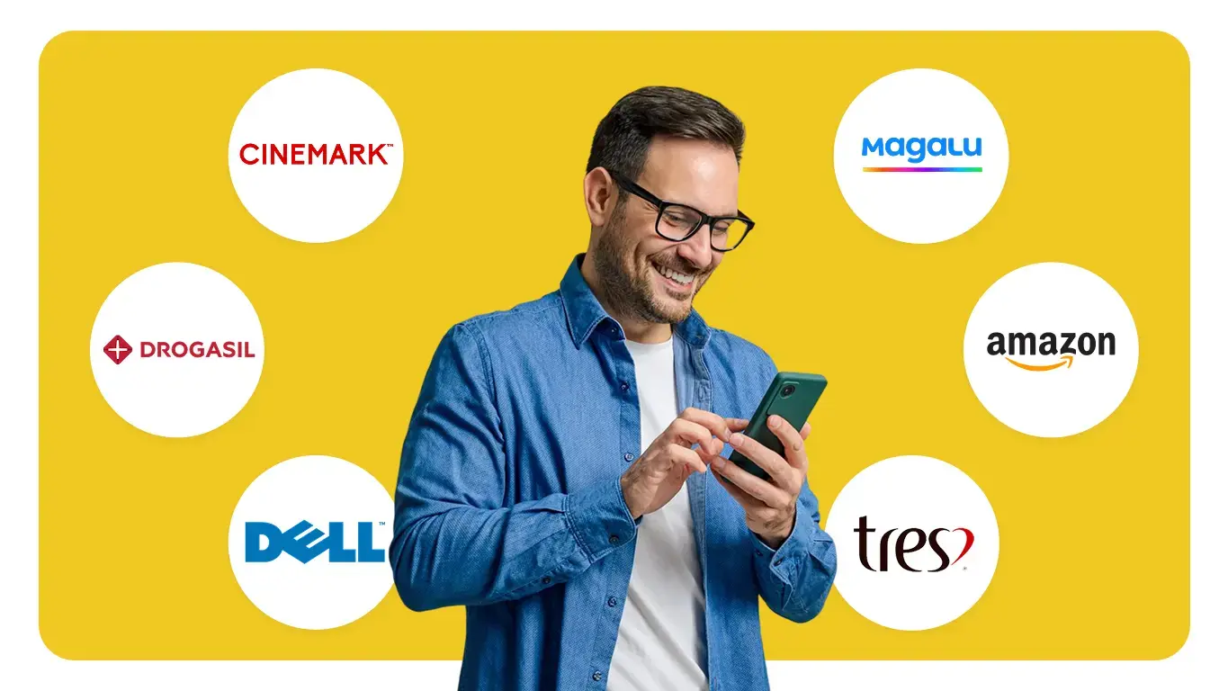 Imagem com algumas marcas parceiras do Rede Parcerias