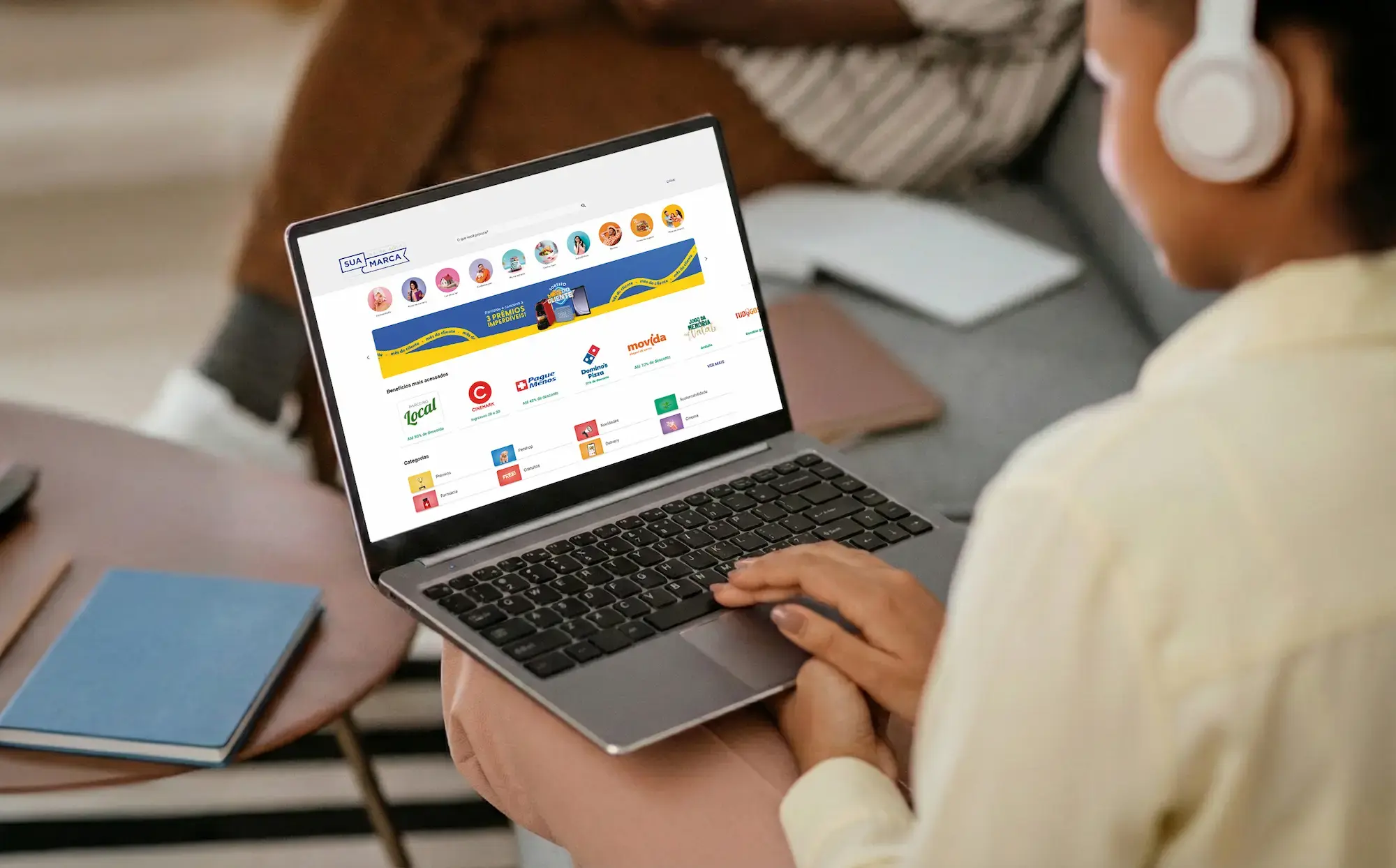 Imagem do clube de vantagens e benefícios do Rede Parcerias