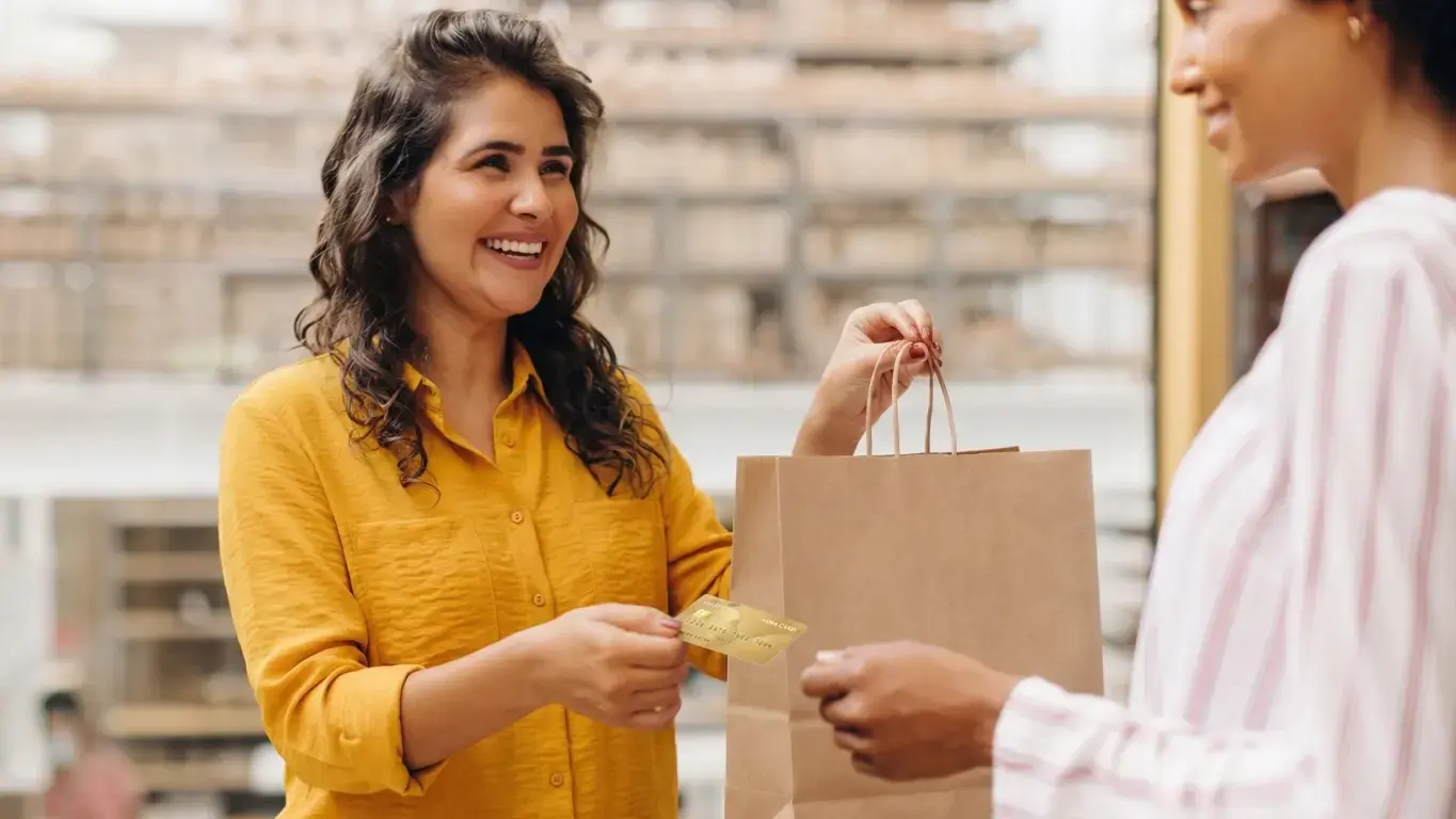 Imagem de um cliente satisfeito